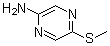 5-(甲硫基)-2-氨基吡嗪分子结构 (CAS 251549-38-9)