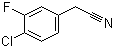 structure of CAS# 251570-03-3, 4-Chloro-3-fluorophenylacetonitrile