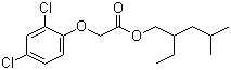 2,4-滴异辛酯分子结构 (CAS 25168-26-7)