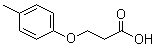3-(4-甲基苯氧基)丙酸分子结构 (CAS 25173-37-9)