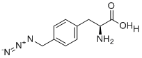 4-(叠氮基甲基)-L-苯丙氨酸盐酸盐分子结构 (CAS 2517638-29-6)