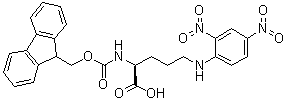 CAS 登录号：252049-04-0, N5-(2,4-二硝基苯基)-N2-[(9H-芴-9-基甲氧基)羰基]-L-鸟氨酸