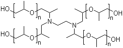 CAS # 25214-63-5 (51178-86-0), 1,2-Ethanediamine polymer with methyloxirane, Polypropylene glycol ether with ethylenediamine, Polypropylene glycol ethylenediamine ether, Propoxylated ethylenediamine