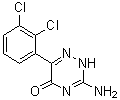 3-氨基-6-(2,3-二氯苯基)-1,2,4-三嗪-5(2H)-酮分子结构 (CAS 252186-78-0)