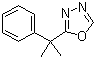 2-(1-甲基-1-苯乙基)-1,3,4-恶二唑分子结构 (CAS 252253-32-0)