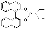 structure of CAS# 252288-04-3, (11bS)-N,N-Diethyldinaphtho[2,1-d:1',2'-f][1,3,2]dioxaphosphepin-4-amine
