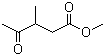 3-甲基-4-氧代戊酸甲酯分子结构 (CAS 25234-83-7)