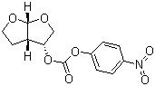rel-(3R,3aS,6aR)-六氢呋喃并[2,3-b]呋喃-3-基 4-硝基苯基碳酸酯分子结构 (CAS 252873-35-1)