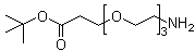 3-[2-[2-(2-氨基乙氧基)乙氧基]乙氧基]丙酸叔丁酯分子结构 (CAS 252881-74-6)