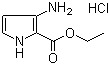 structure of CAS# 252932-49-3, 3-氨基-2-乙氧羰基吡咯盐酸盐