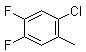 1-氯-4,5-二氟-2-甲基苯分子结构 (CAS 252936-45-1)