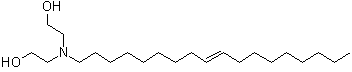 2,2'-(9-十八碳烯-1-基亚胺基)二乙醇分子结构 (CAS 25307-17-9)
