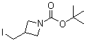 structure of CAS# 253176-94-2, 3-(碘甲基)吖丁啶-1-羧酸叔丁基酯