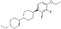 structure of CAS# 253199-08-5, 1-乙氧基-4-[(反式,反式)-4'-乙基[1,1'-联环己烷]-4-基]-2,3-二氟苯