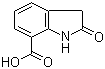 2-吲哚酮-7-羧酸分子结构 (CAS 25369-43-1)