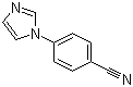 structure of CAS# 25372-03-6, 4'-(咪唑-1-基)苯腈