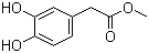 structure of CAS# 25379-88-8, Methyl 3,4-dihydroxyphenylacetate