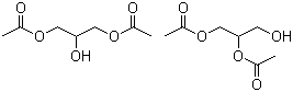 二乙酸甘油酯分子结构 (CAS 25395-31-7)