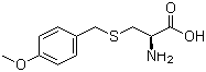 structure of CAS# 2544-31-2, 2-Amino-3-[(4-methoxybenzyl)thio]propanoic acid