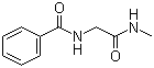 CAS 登录号：25443-66-7, N-[2-(甲氨基)-2-氧代乙基]苯甲酰胺