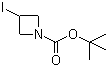 1-Boc-3-碘氮杂环丁烷分子结构 (CAS 254454-54-1)