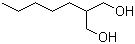 2-正戊基-1,3-丙二醇分子结构 (CAS 25462-23-1)