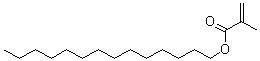 Myristyl methacrylate molecular structure (CAS 2549-53-3)