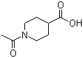 1-乙酰基-4-哌啶甲酸分子结构 (CAS 25503-90-6)