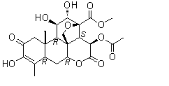 CAS 登录号：25514-29-8, 鸦胆子素 B