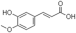 structure of CAS# 25522-33-2, 异阿魏酸