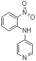 4-(2-硝基苯胺基)吡啶分子结构 (CAS 25551-59-1)