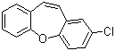 2-氯二苯并[b,f]氧杂卓分子结构 (CAS 25558-88-7)