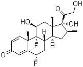 双氟拉松分子结构 (CAS 2557-49-5)