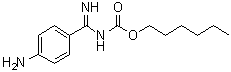 CAS # 255706-13-9, Hexyl N-[(4-aminophenyl)iminomethyl]carbamate