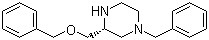 (R)-N4-苄基-2-(苄氧基甲基)哌嗪分子结构 (CAS 255723-98-9)