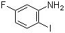 5-氟-2-碘苯胺分子结构 (CAS 255724-71-1)