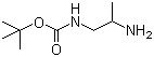 (2-氨基丙基)氨基甲酸叔丁酯分子结构 (CAS 255735-88-7)