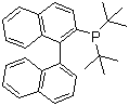 structure of CAS# 255836-67-0, 2-[Di(tert-butyl)phosphino]-1,1'-binaphthyl