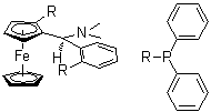 (R,S)-Taniaphos分子结构 (CAS 255884-98-1)