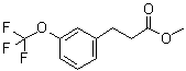 3-(三氟甲氧基)苯丙酸甲酯分子结构 (CAS 255895-90-0)