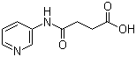 structure of CAS# 25604-13-1, 4-Oxo-4-(3-pyridylamino)butyric acid