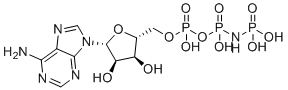 structure of CAS# 25612-73-1, 磷酰氨基膦酸-腺苷酸酯