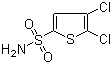 2,3-二氯噻吩-5-磺酰胺分子结构 (CAS 256353-34-1)