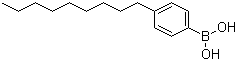4-壬基苯硼酸分子结构 (CAS 256383-45-6)