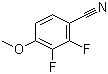 2,3-二氟-4-甲氧基苯腈分子结构 (CAS 256417-12-6)