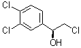 structure of CAS# 256474-24-5, (alphaS)-3,4-二氯-alpha-(氯甲基)苯甲醇