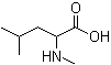 DL-N-甲基亮氨酸分子结构 (CAS 2566-33-8)