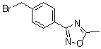 3-[4-(溴甲基)苯基]-5-甲基-1,2,4-恶二唑分子结构 (CAS 256956-42-0)