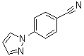 structure of CAS# 25699-83-6, 4-(1H-Pyrazol-1-yl)benzonitrile