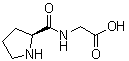 L-脯氨酰甘氨酸分子结构 (CAS 2578-57-6)